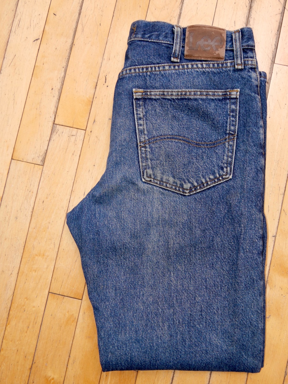 Lee Blue Regular Fit Denim Jeans
